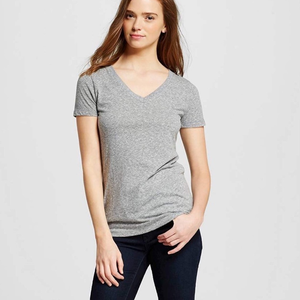 Short Sleeve Gray Tee
